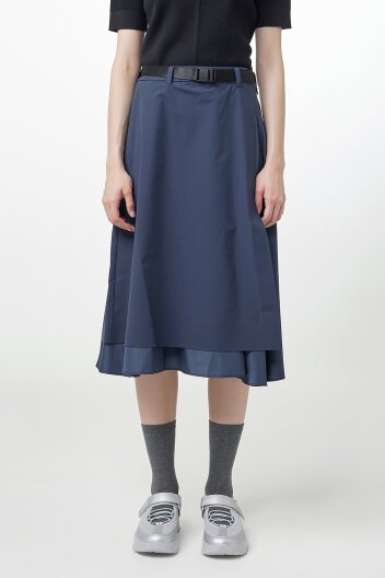 [WOMEN] 라이트 웨이트 랩 스커트 - 다크네이비 HEW0003AIZDNV