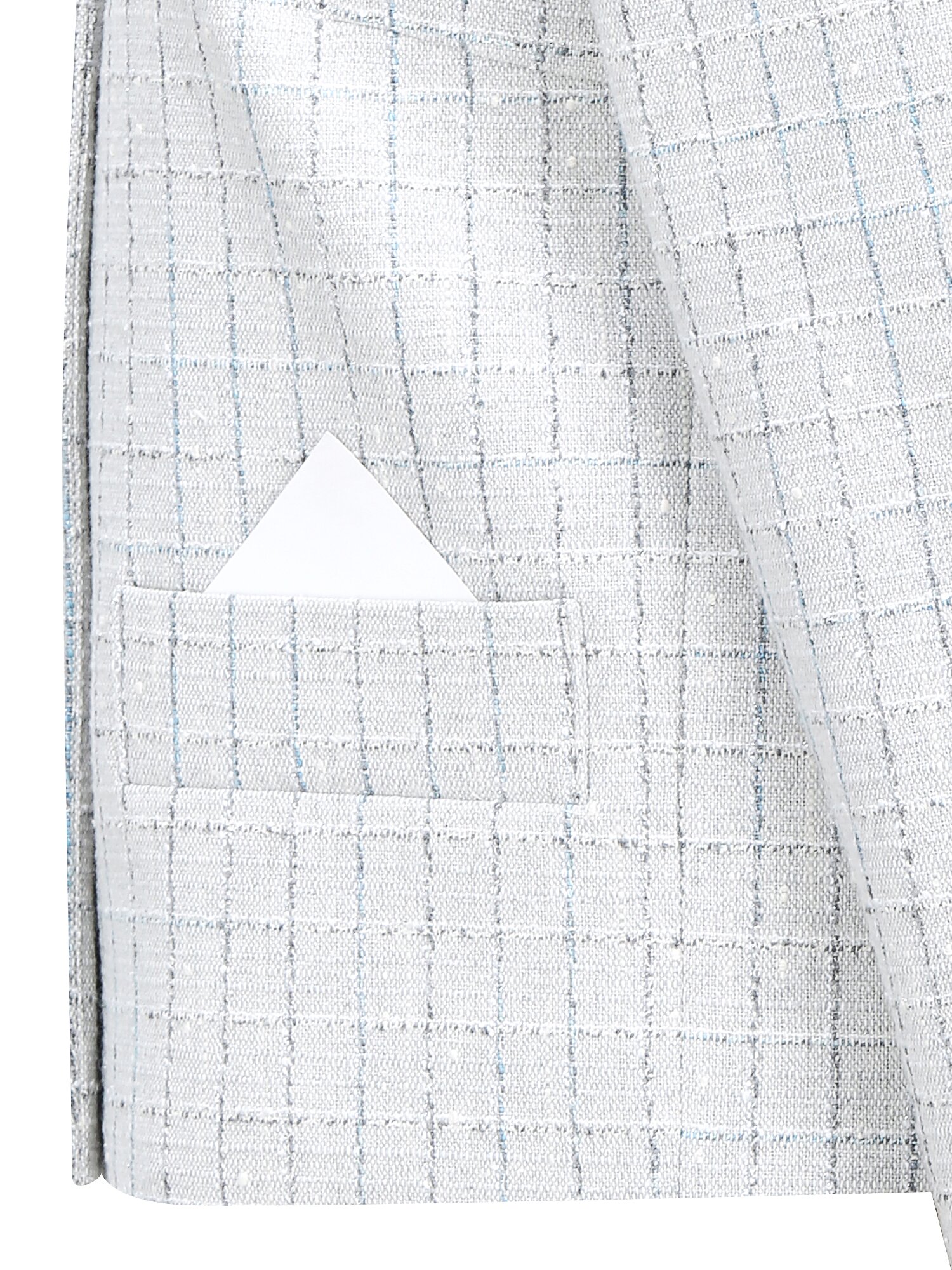 디테쳐블 커프스 트위드 재킷 (GREY)