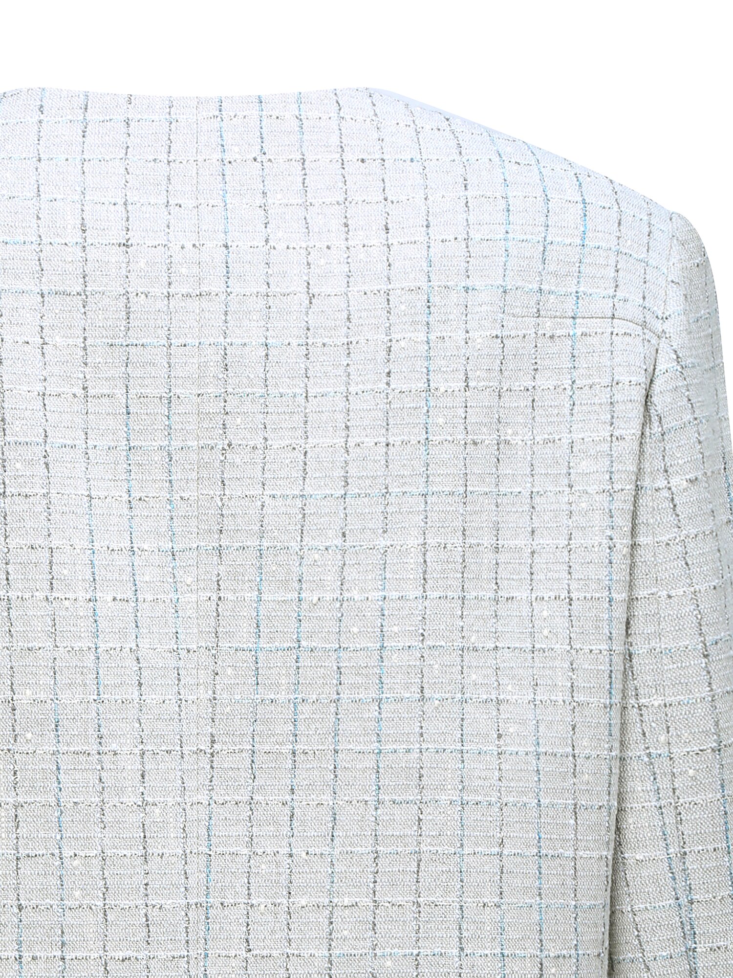 디테쳐블 커프스 트위드 재킷 (GREY)