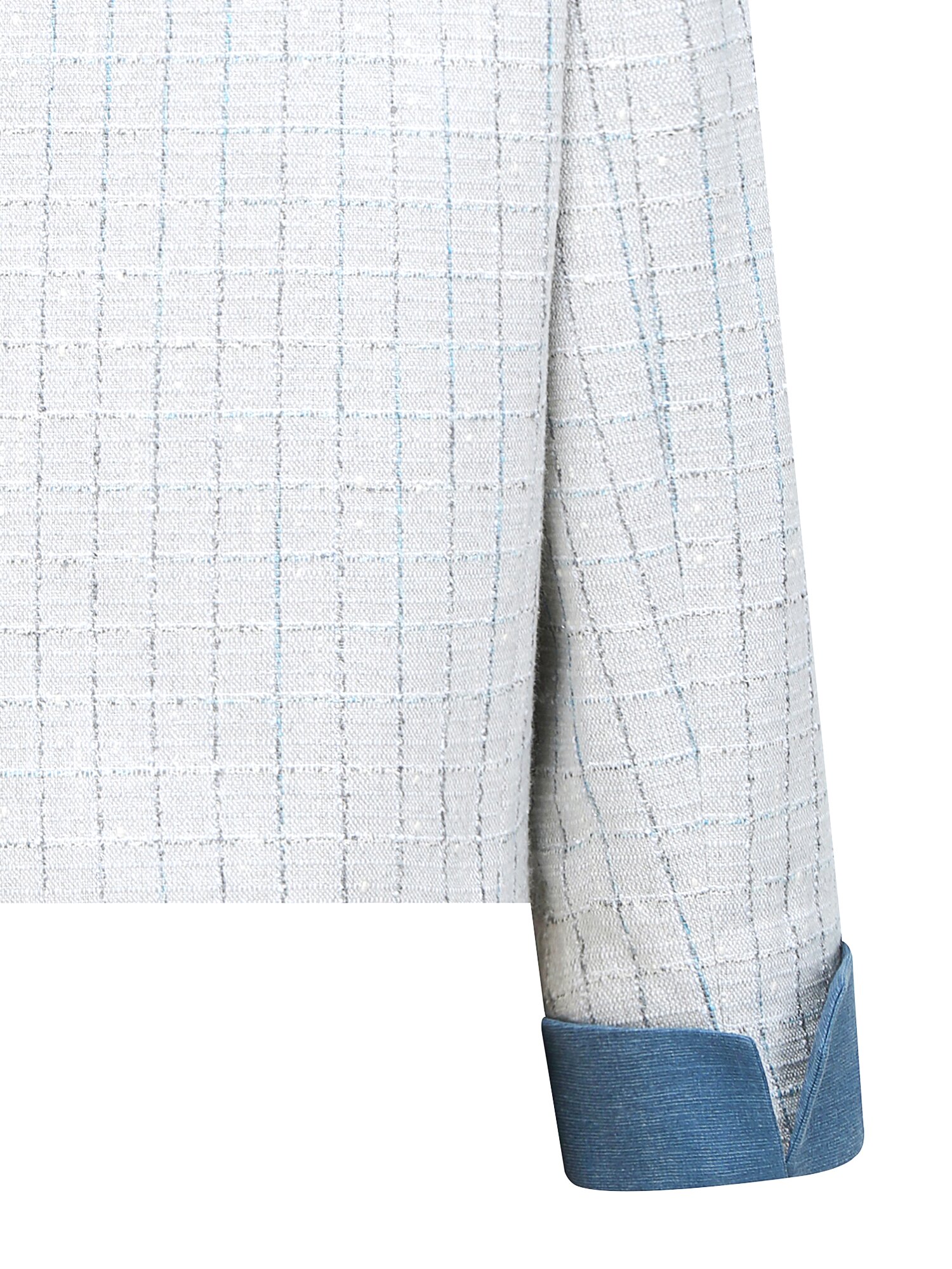 디테쳐블 커프스 트위드 재킷 (GREY)