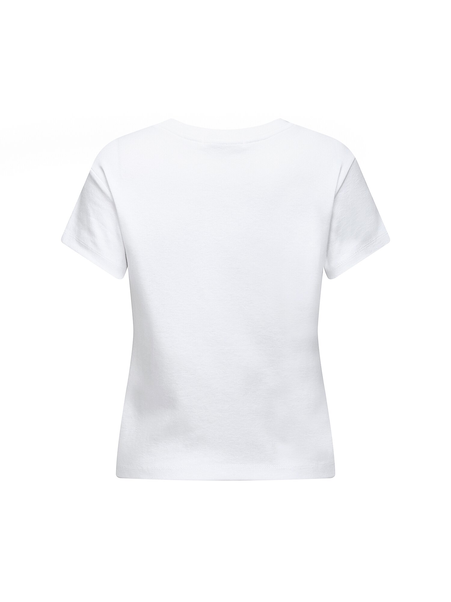 코튼 그래픽 크롭 티셔츠 (WHITE)