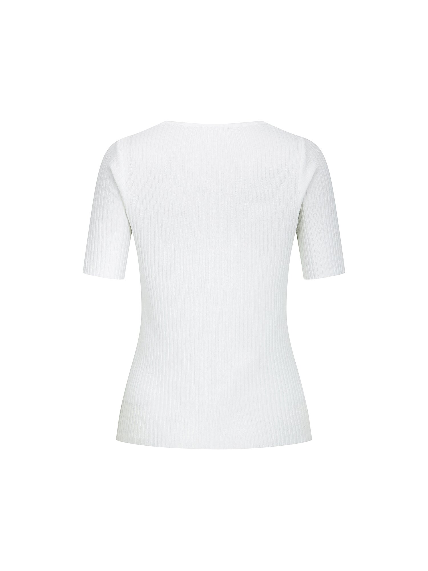 골지 스쿱넥 크롭 풀오버 니트 (WHITE)