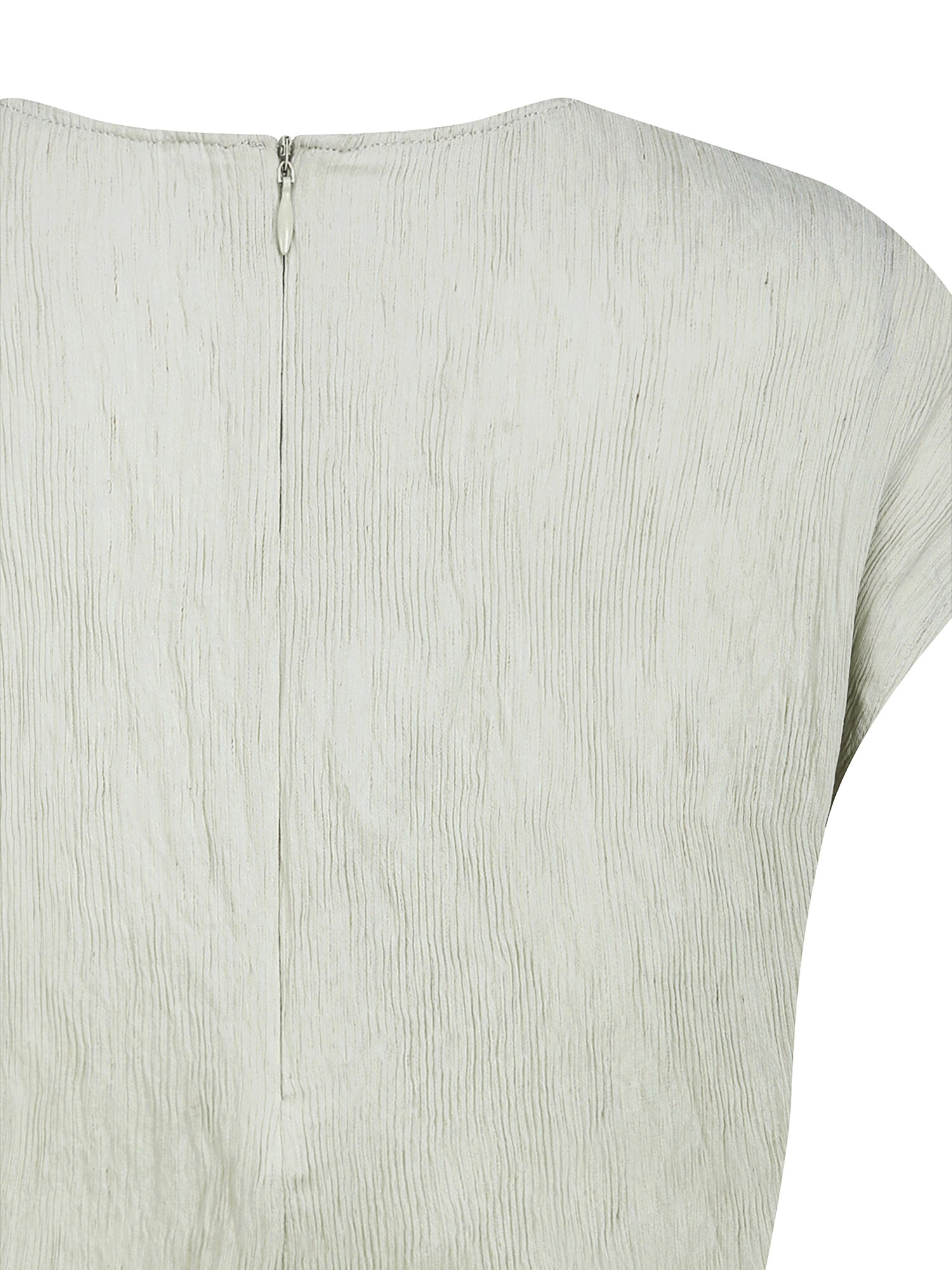 링클 슬리브리스 블라우스 (LIGHT GREY)