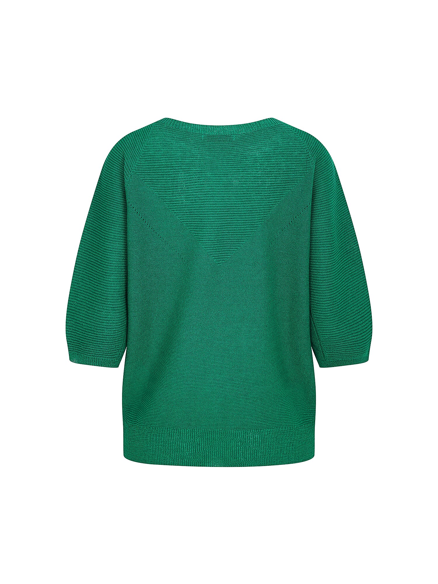 린넨 홀가먼트 래글런 풀오버 니트 (GREEN)