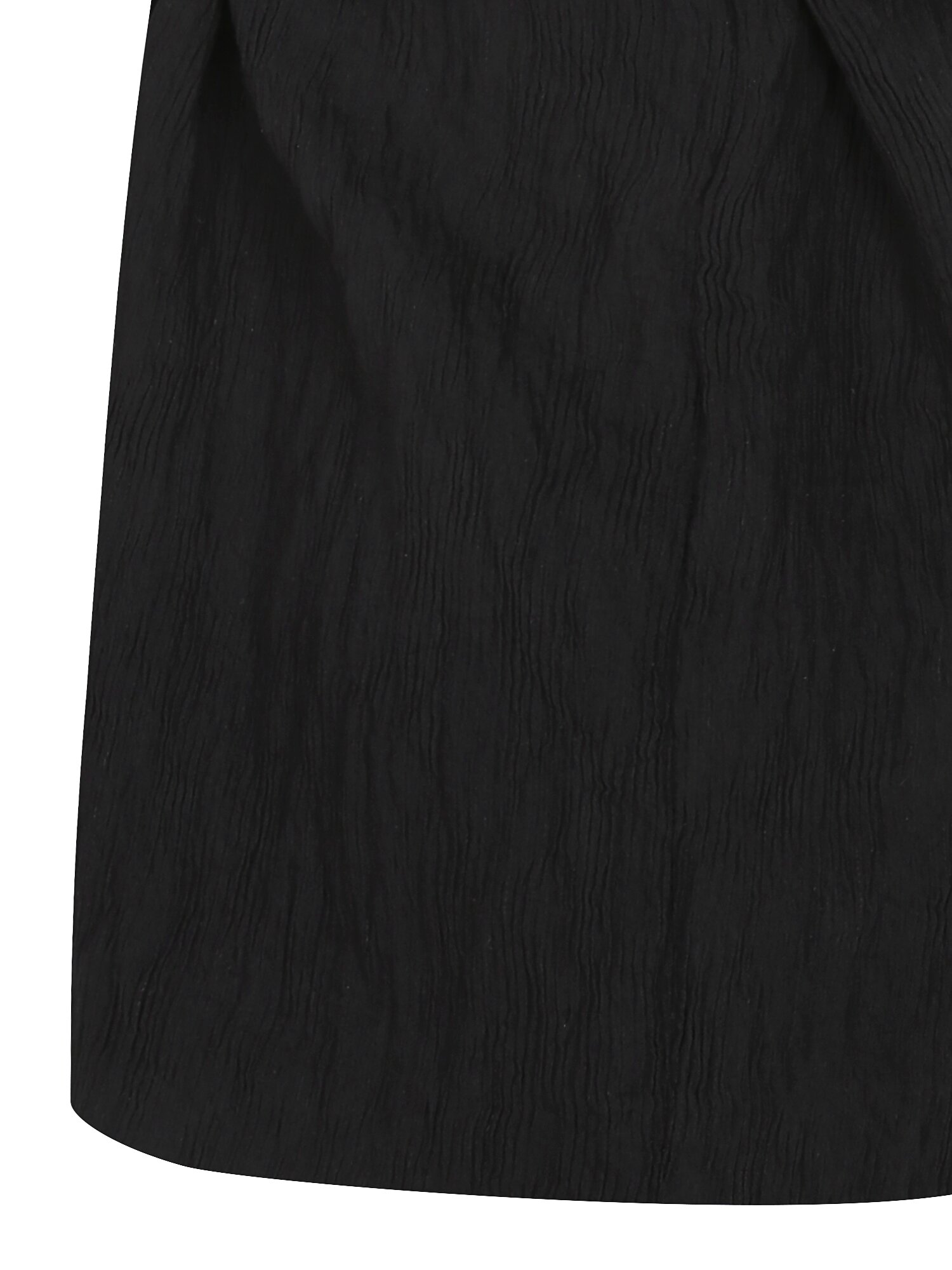 링클 슬리브리스 블라우스 (BLACK)