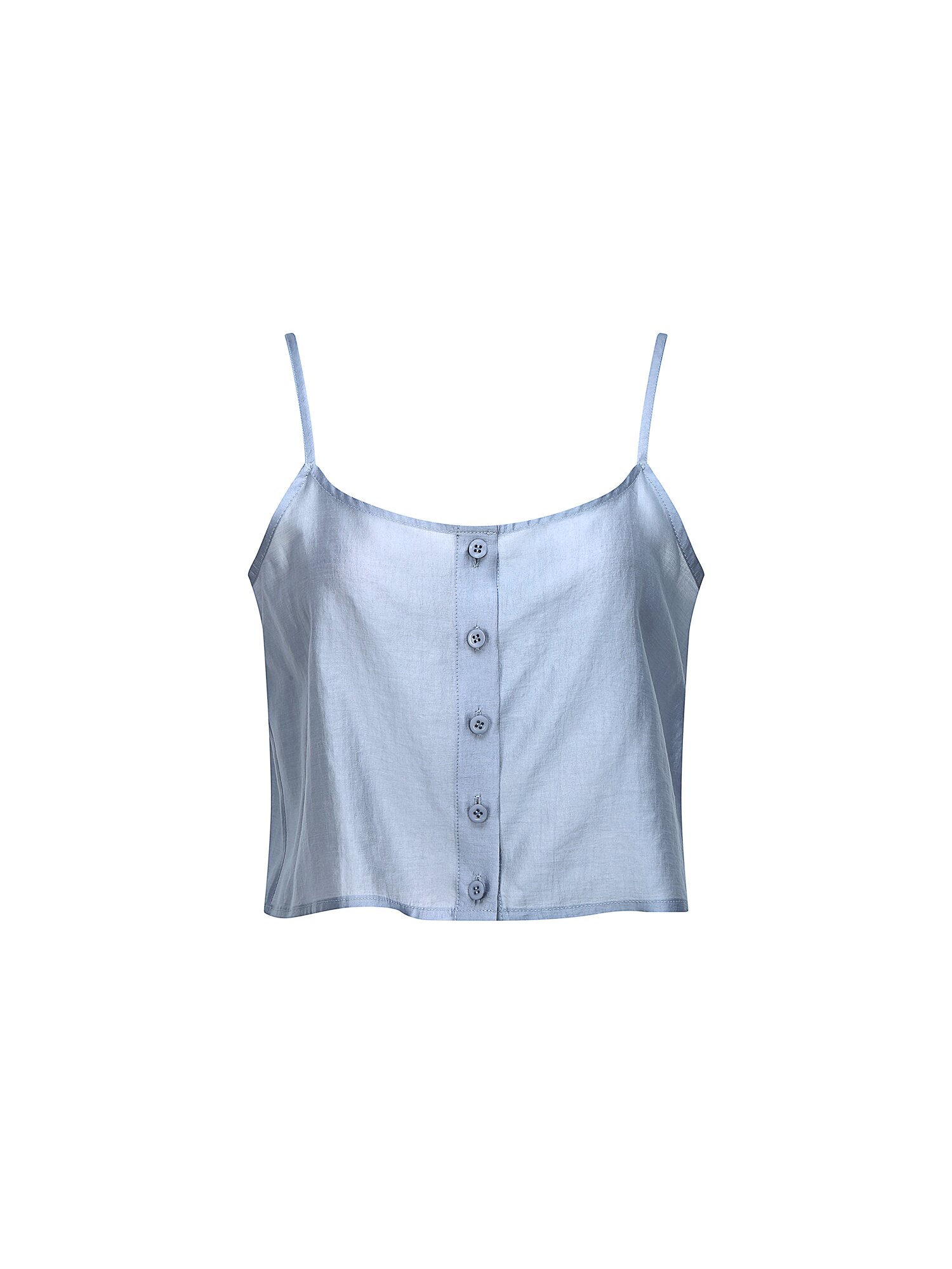 프릴 헴 블라우스 +뷔스티에 세트 (BLUE)