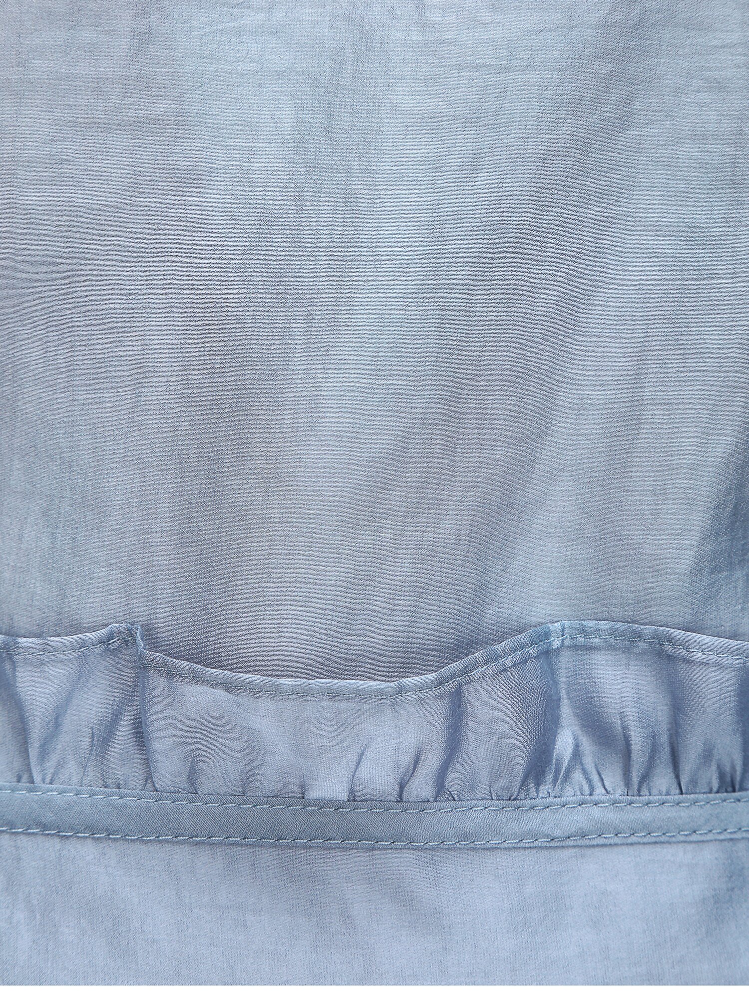 프릴 헴 블라우스 +뷔스티에 세트 (BLUE)