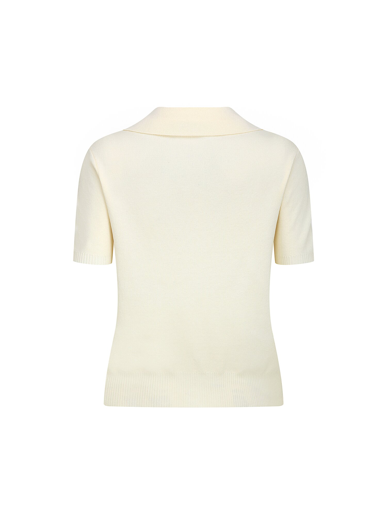 자수 포켓 브이 칼라 가디건 (IVORY)