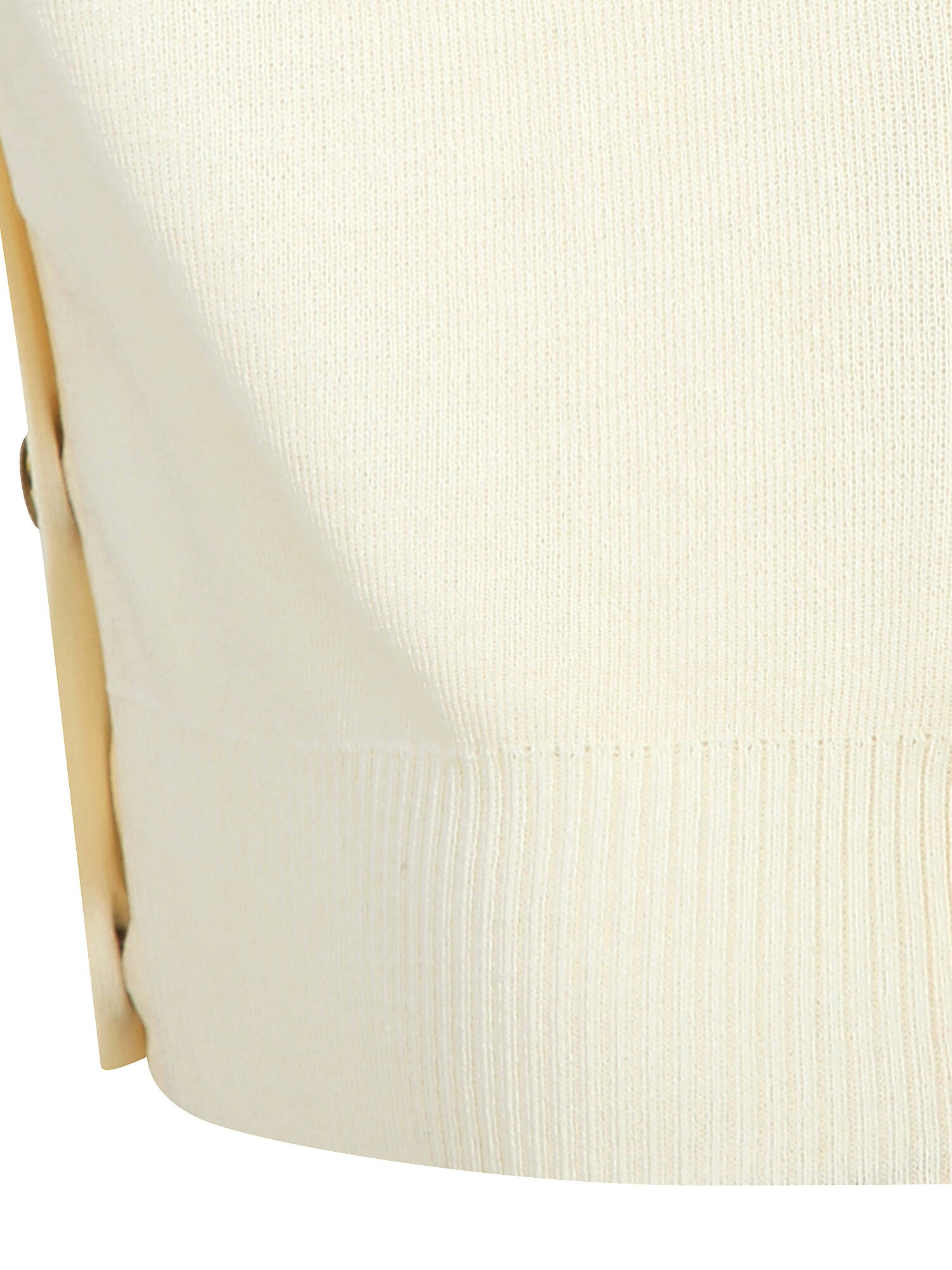 자수 포켓 브이 칼라 가디건 (IVORY)