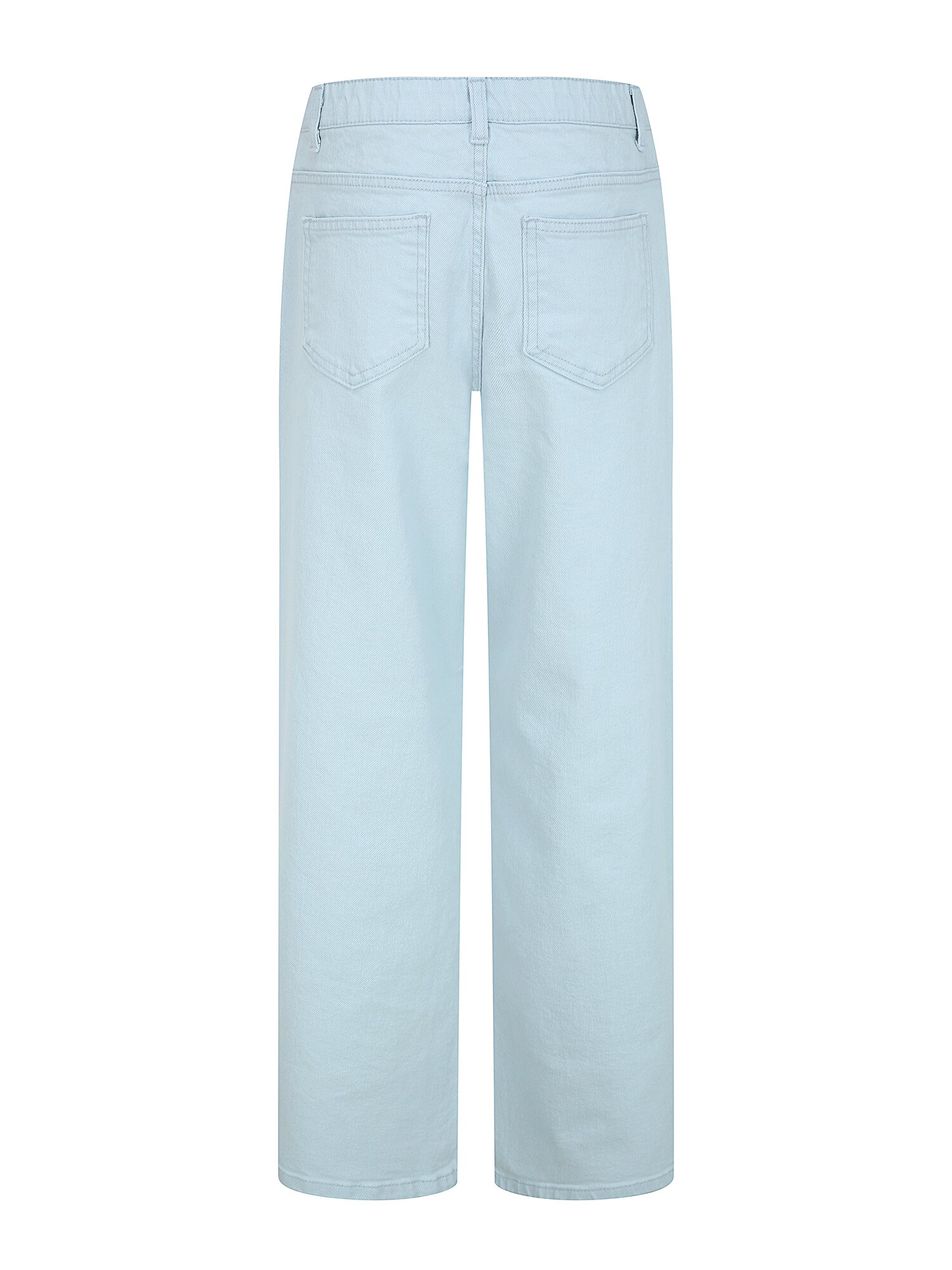 인밴딩 일자핏 데님 팬츠 (ICE BLUE)