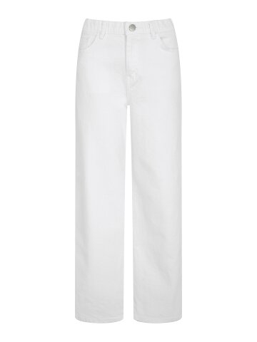 인밴딩 일자핏 데님 팬츠 