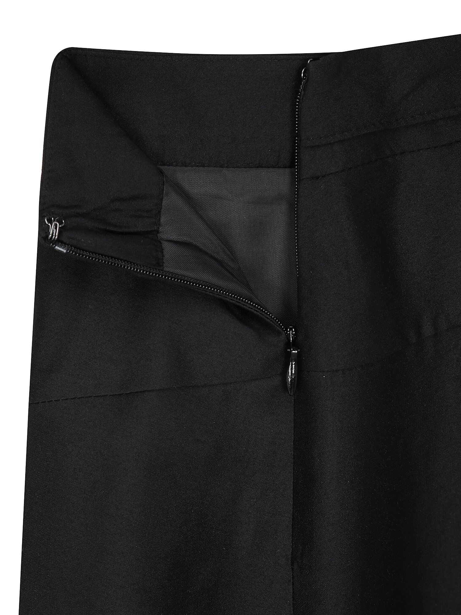 모달 언밸런스 랩 플레어 스커트 (BLACK)