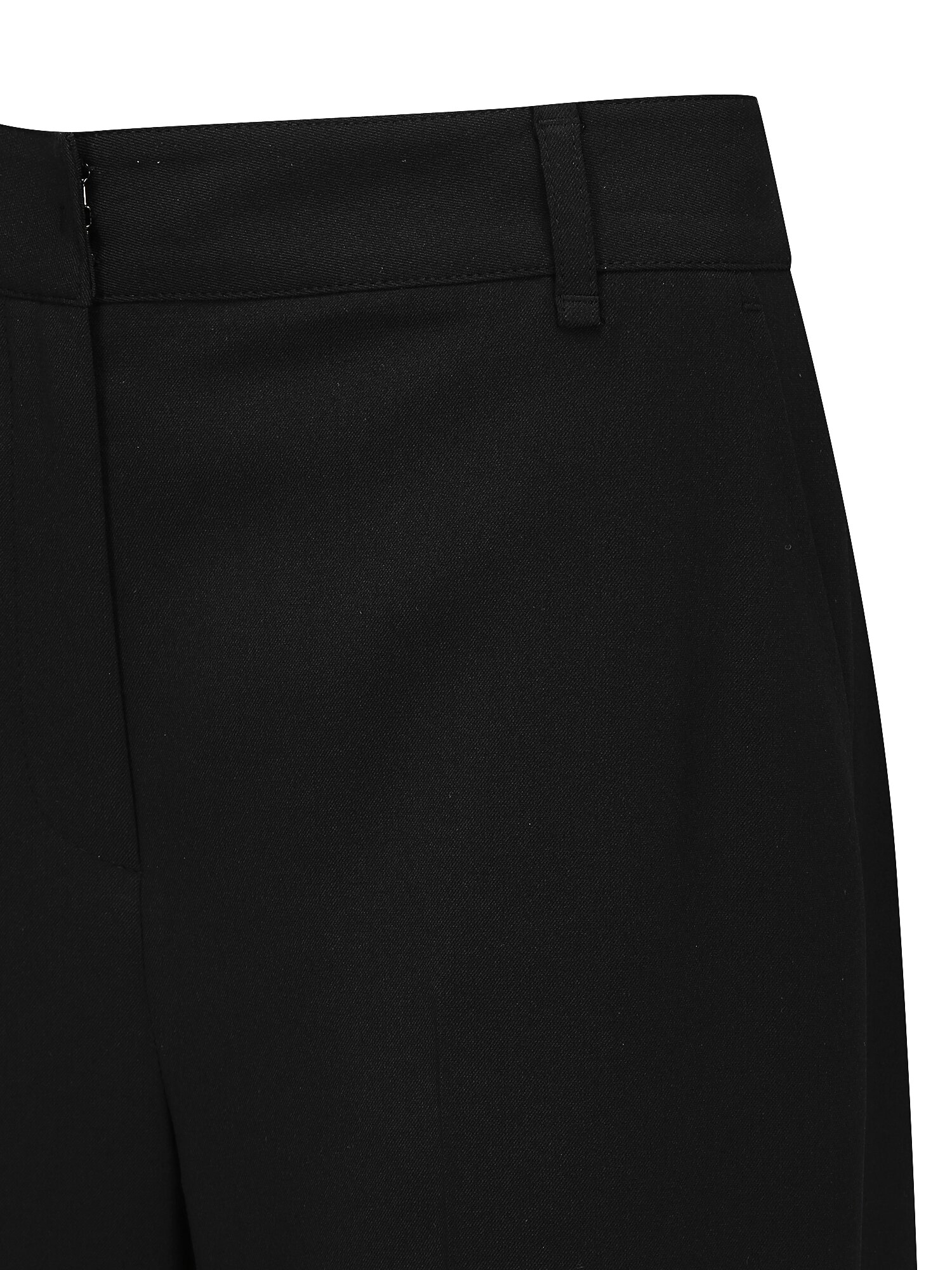 벨티드 와이드 일자핏 팬츠 (BLACK)
