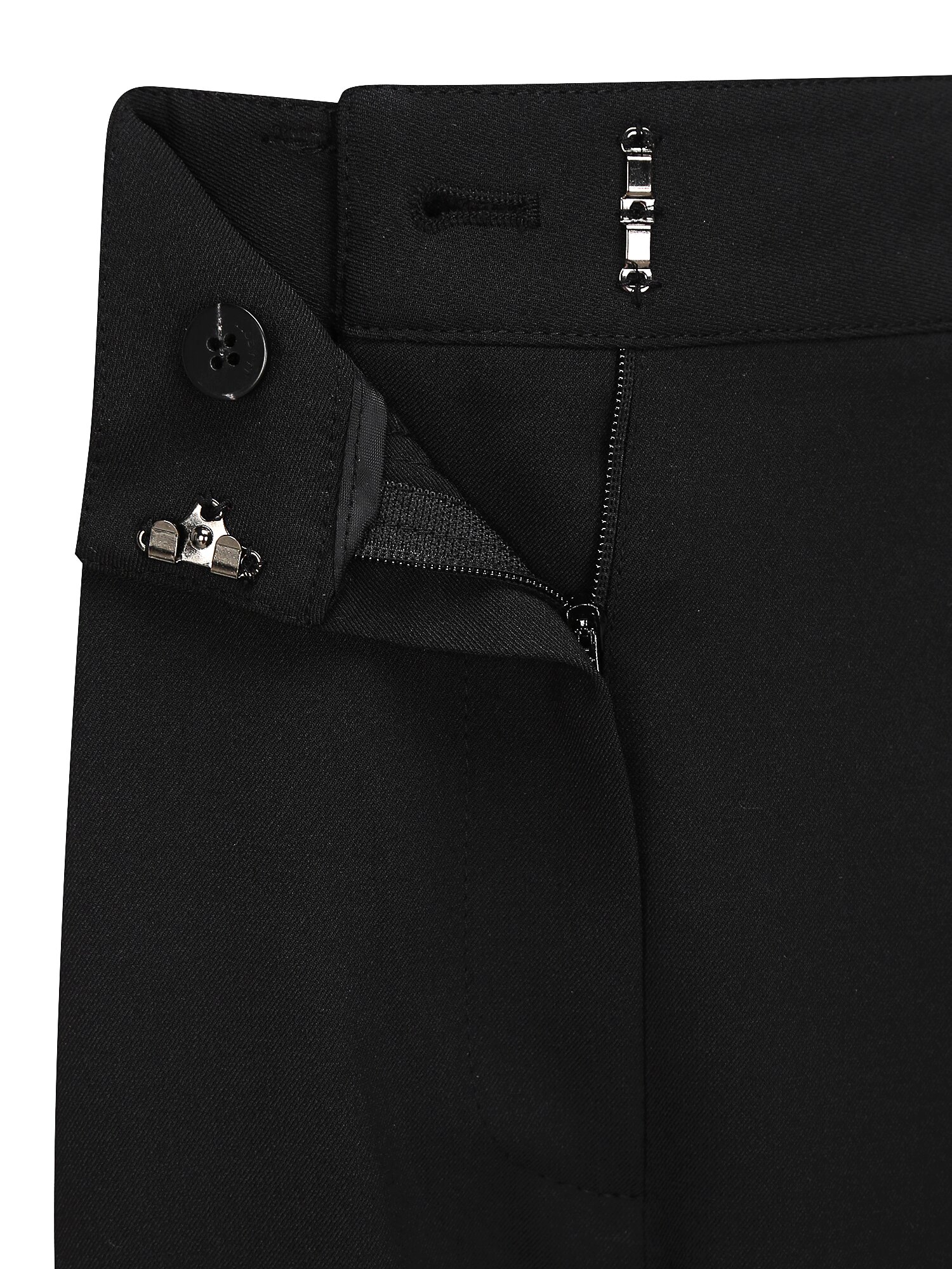 벨티드 와이드 일자핏 팬츠 (BLACK)