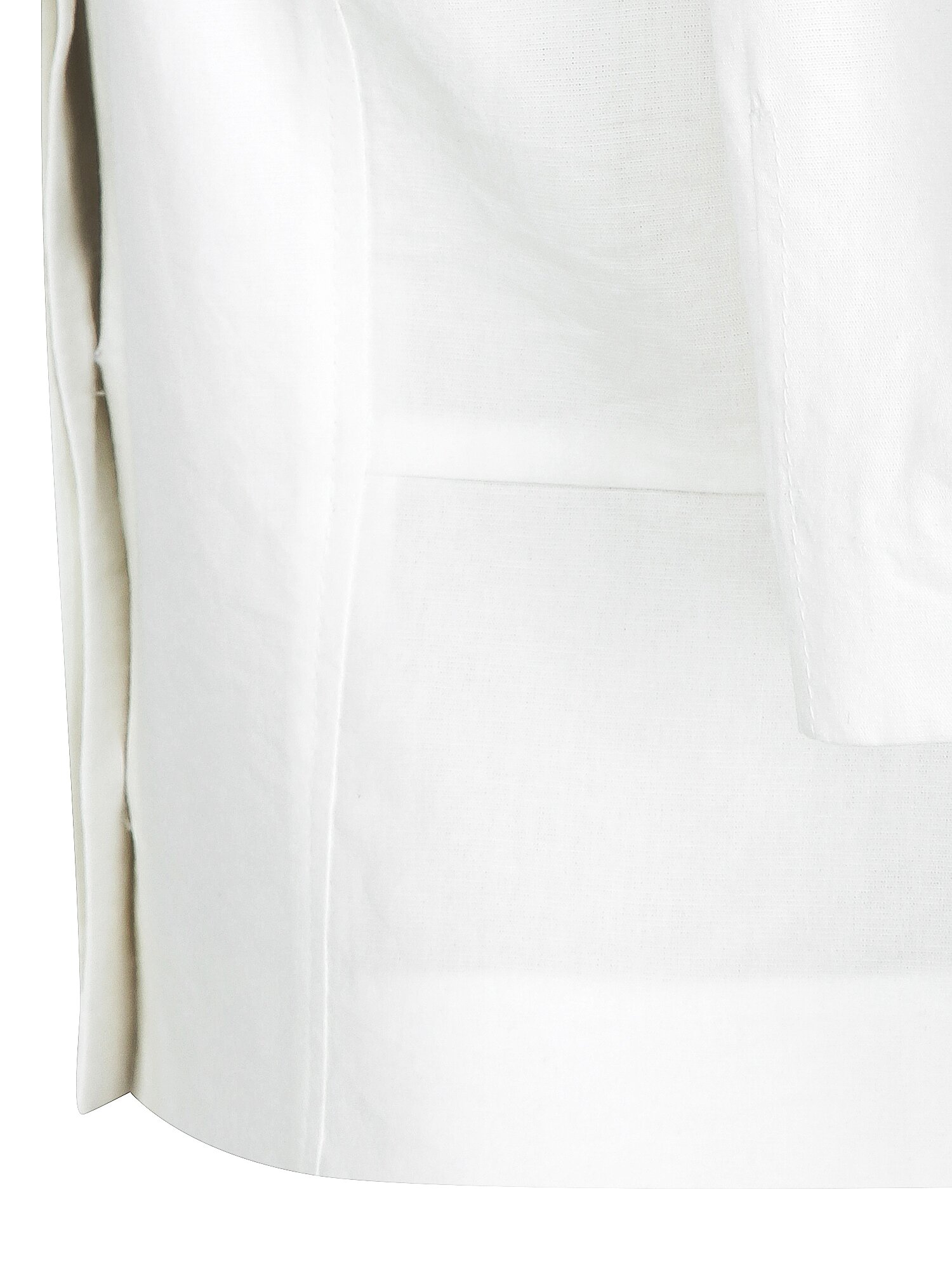 코튼 볼륨 슬리브 칼라 블라우스 (WHITE)