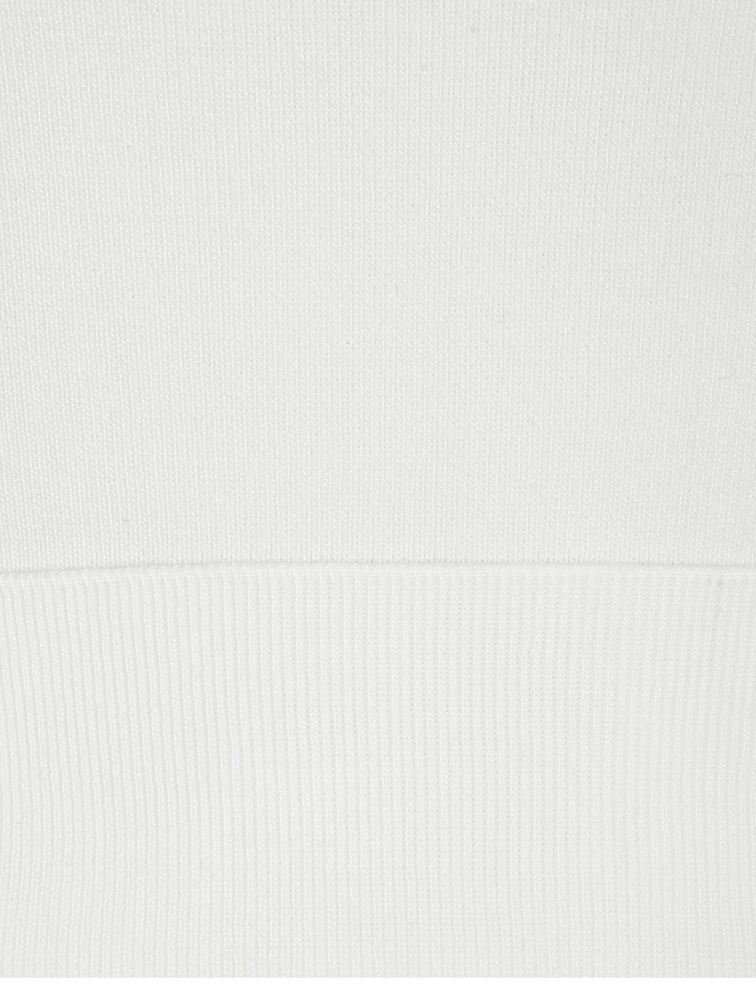 배색 로고 슬리브리스 니트 (WHITE)