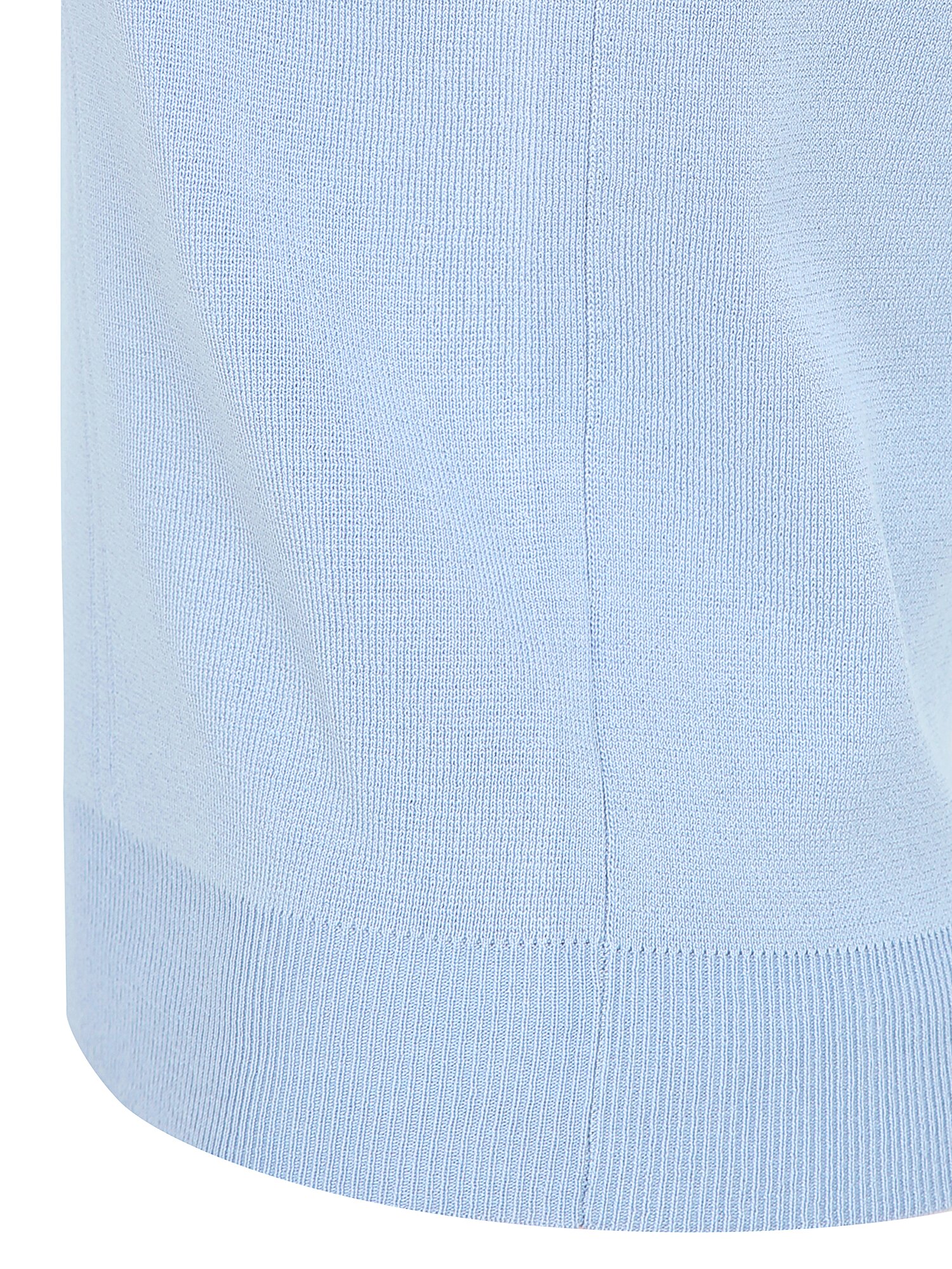 라인 슬리브리스 하트넥 니트 (LIGHT BLUE)