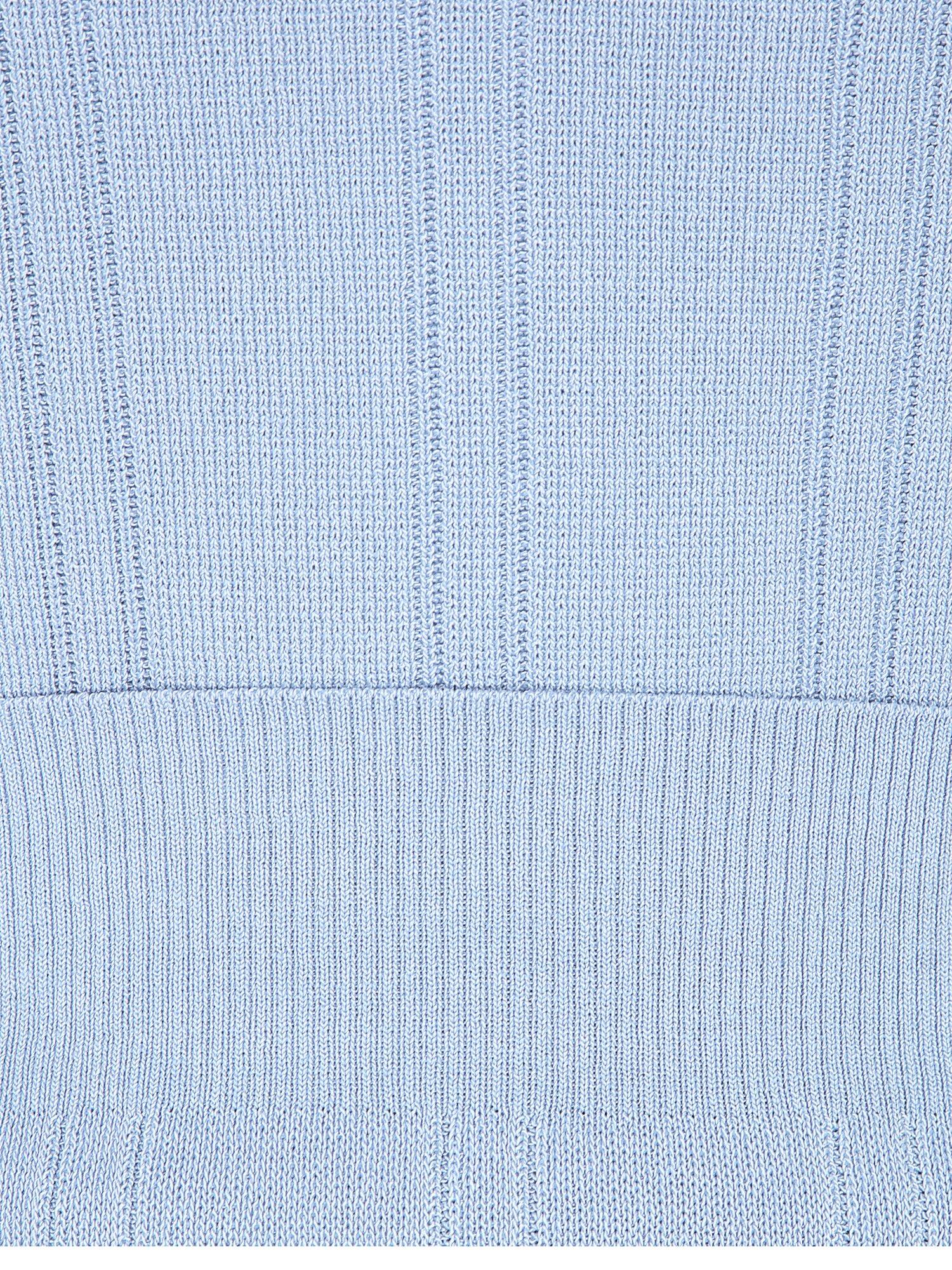 라인 슬리브리스 하트넥 니트 (LIGHT BLUE)