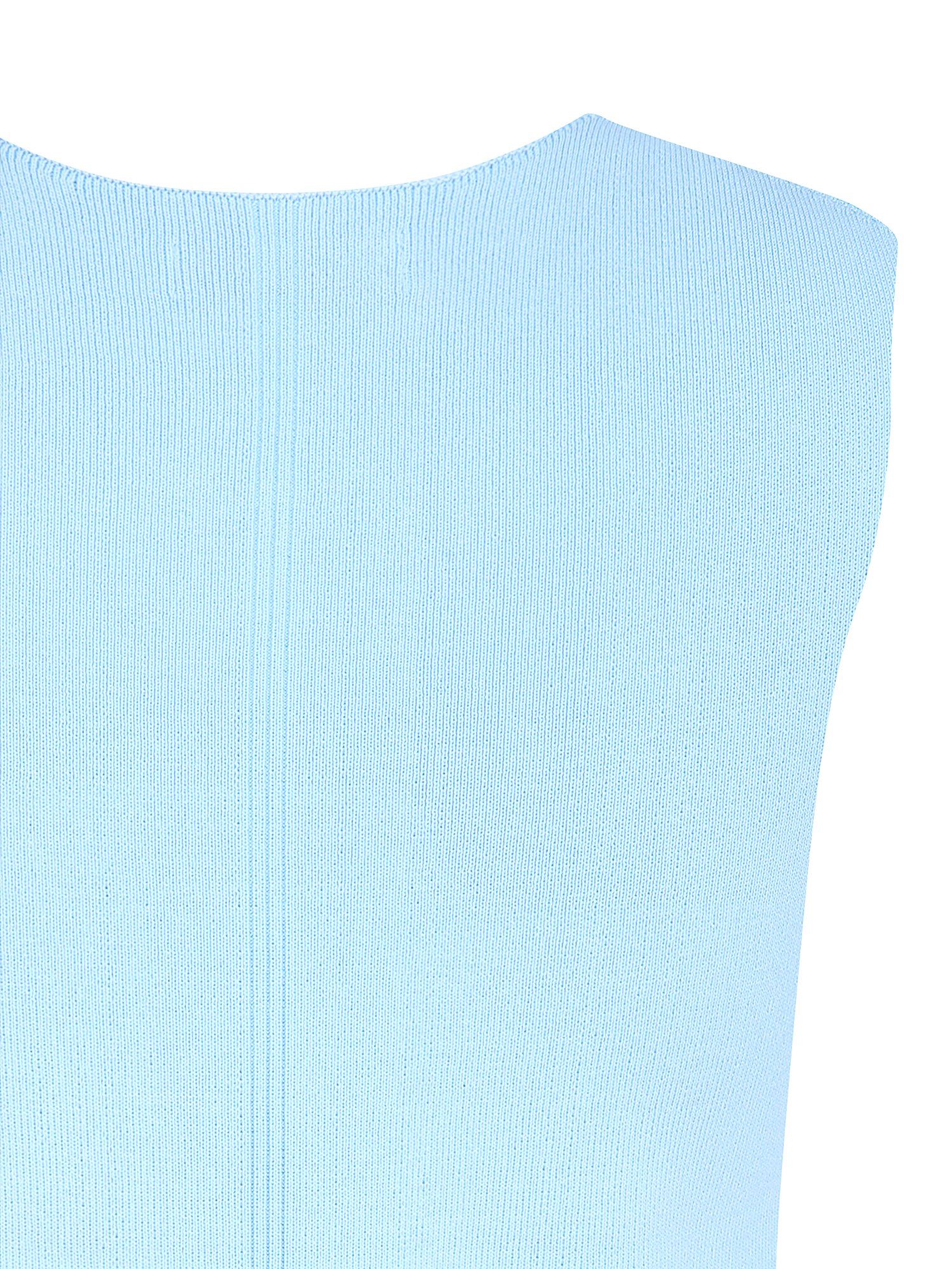 믹스 슬리브리스 스퀘어넥 니트 (LIGHT BLUE)