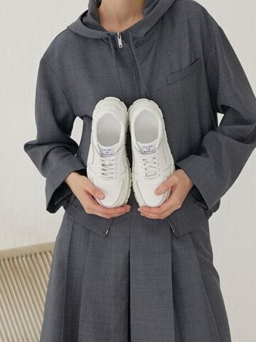 [라운지그레이]피에스 로우 스니커즈 5CM
