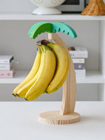 우드 바나나걸이 거치대 주방 인테리어 소품