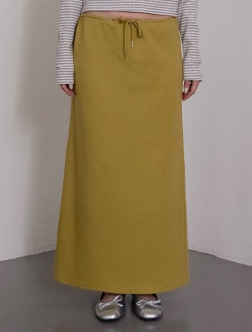 바켄 소프트 텐션 롱 스커트 BK4309 (4COLOR)