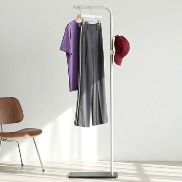 HICKIES CEO 룸피팅 모델View 스탠드 마블 옷걸이 철제행거 슬림형 400