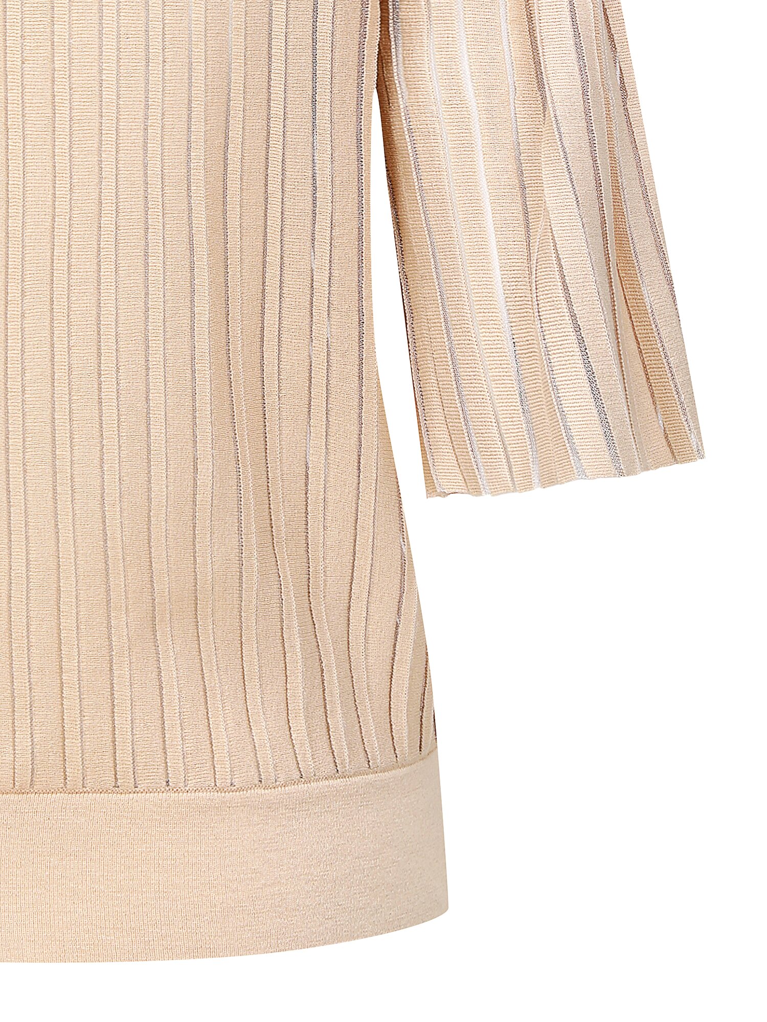 시스루 플리츠 벨 슬리브 가디건 (LIGHT BEIGE)