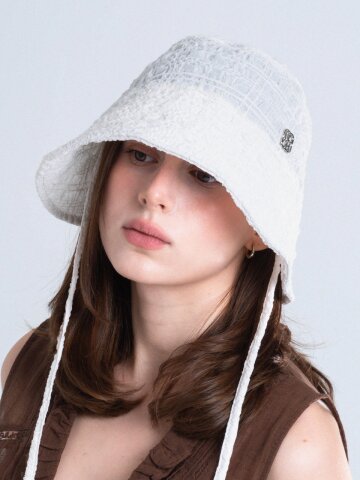 아벨 엠보 스트랩 보닛햇_3color