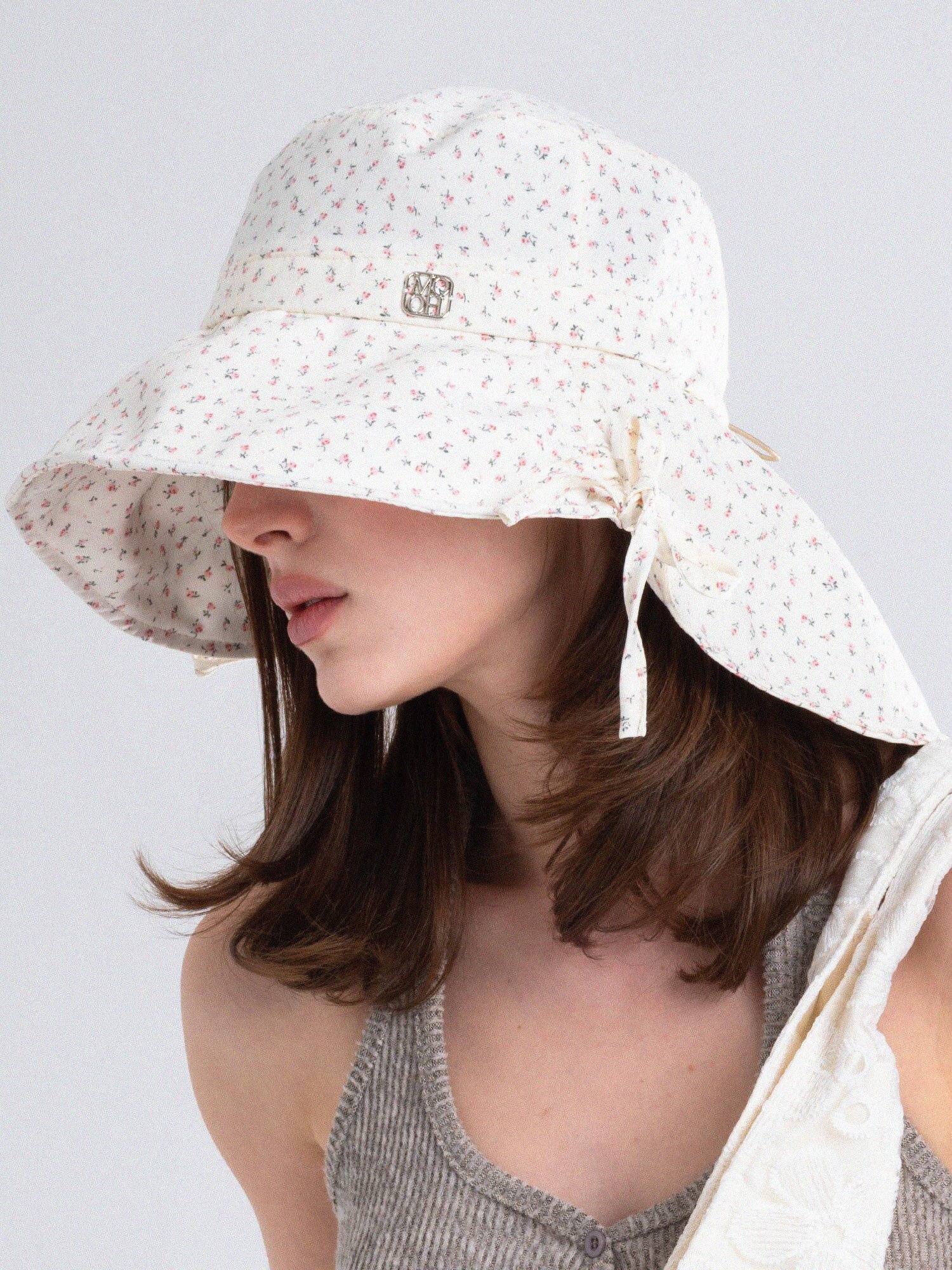 라뮤 플라워 언발란스 버킷햇_2color