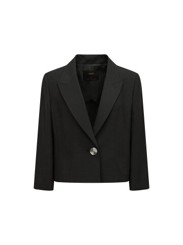 모던 피크드 라펠 크롭 재킷 