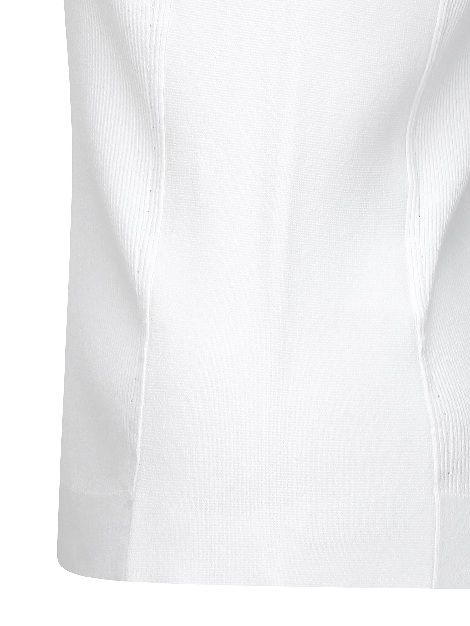 골지 믹스 슬리브리스 니트 (WHITE)