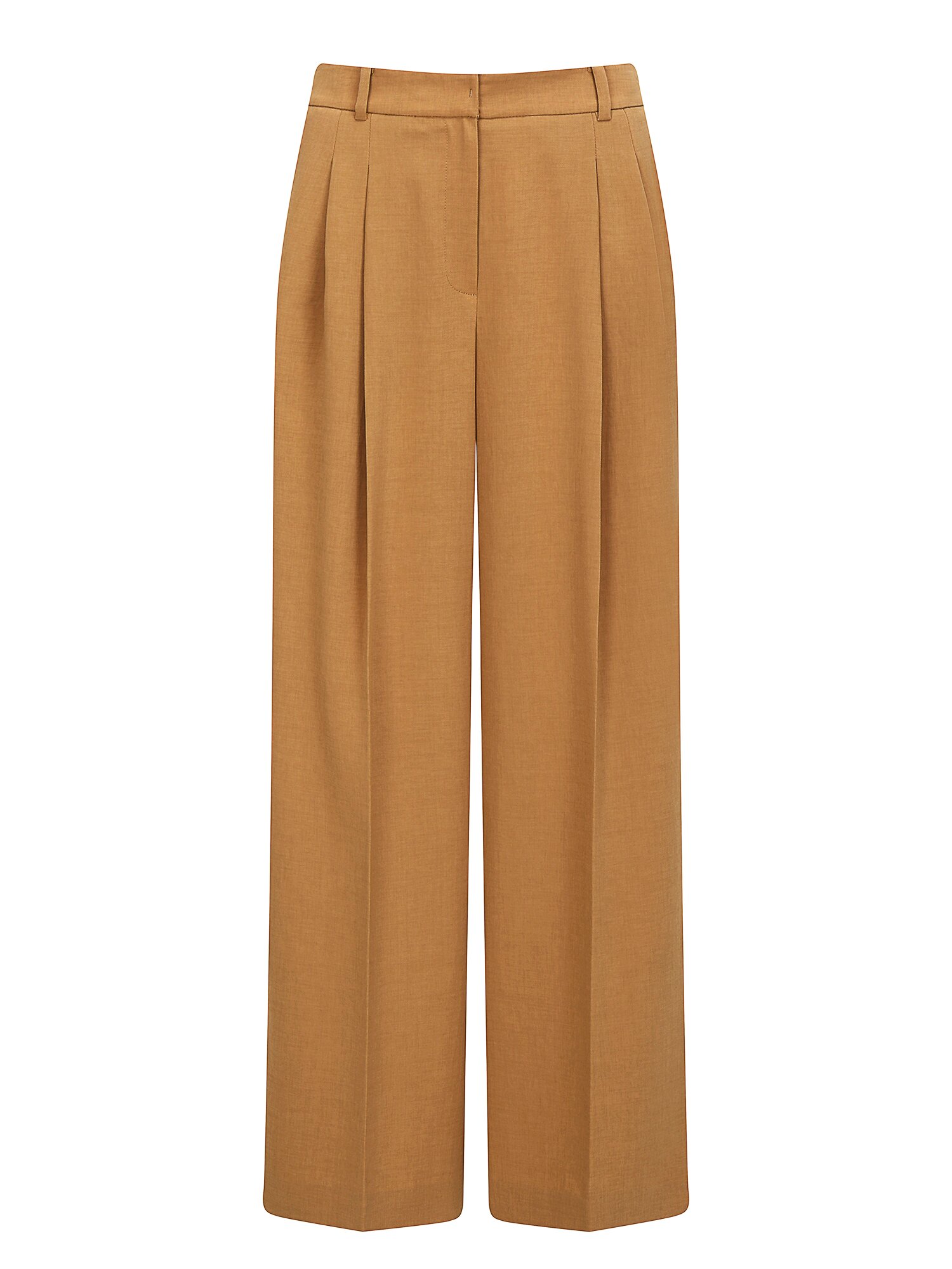 모던 투턱 와이드 팬츠 (CAMEL)