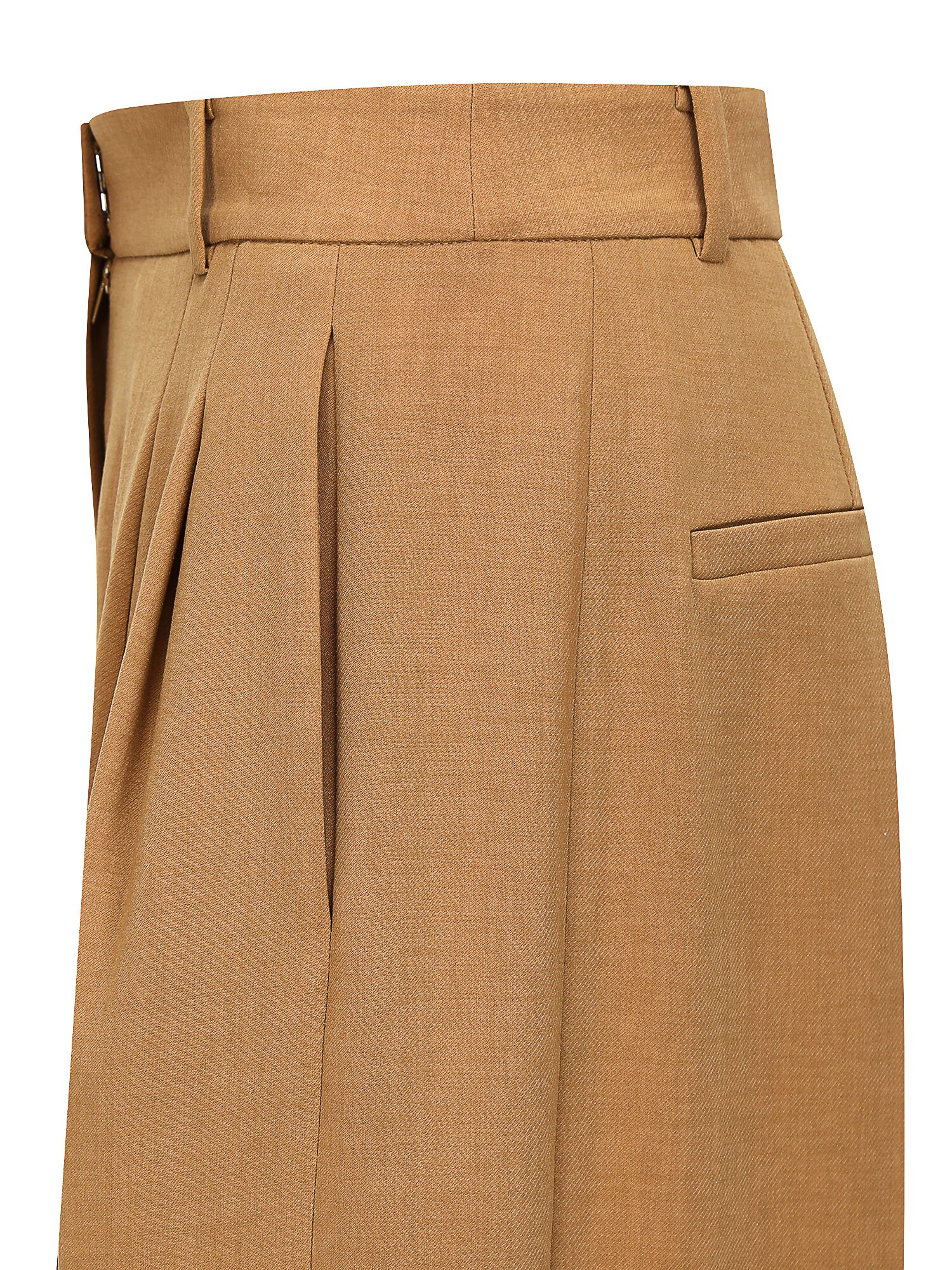 모던 투턱 와이드 팬츠 (CAMEL)