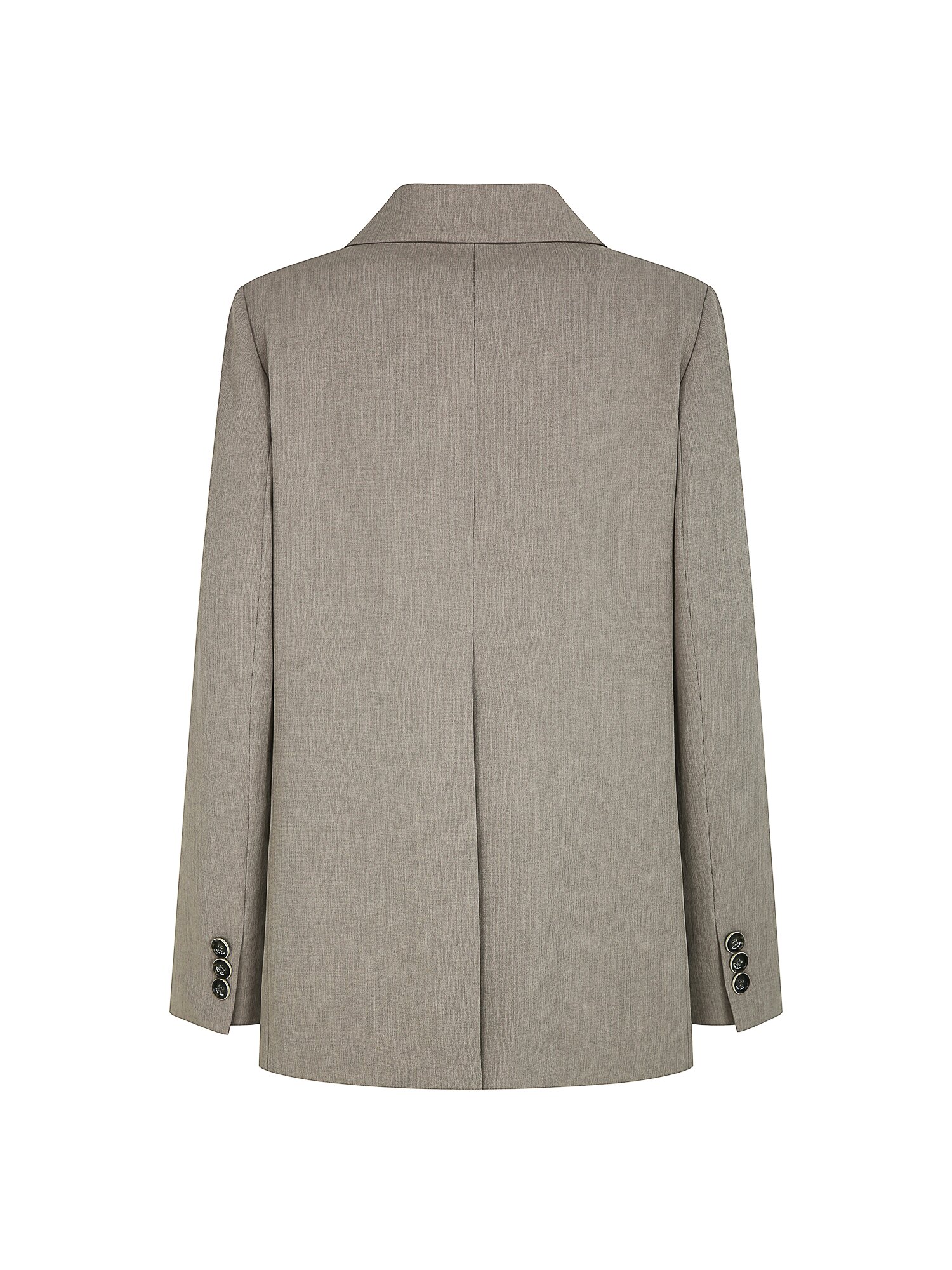 모던 백 슬릿 싱글 원버튼 재킷 (KHAKI BEIGE)