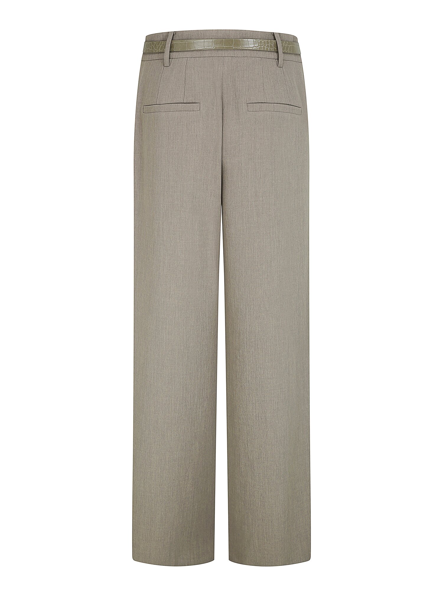 모던 원턱 와이드 일자핏 팬츠 (KHAKI BEIGE)