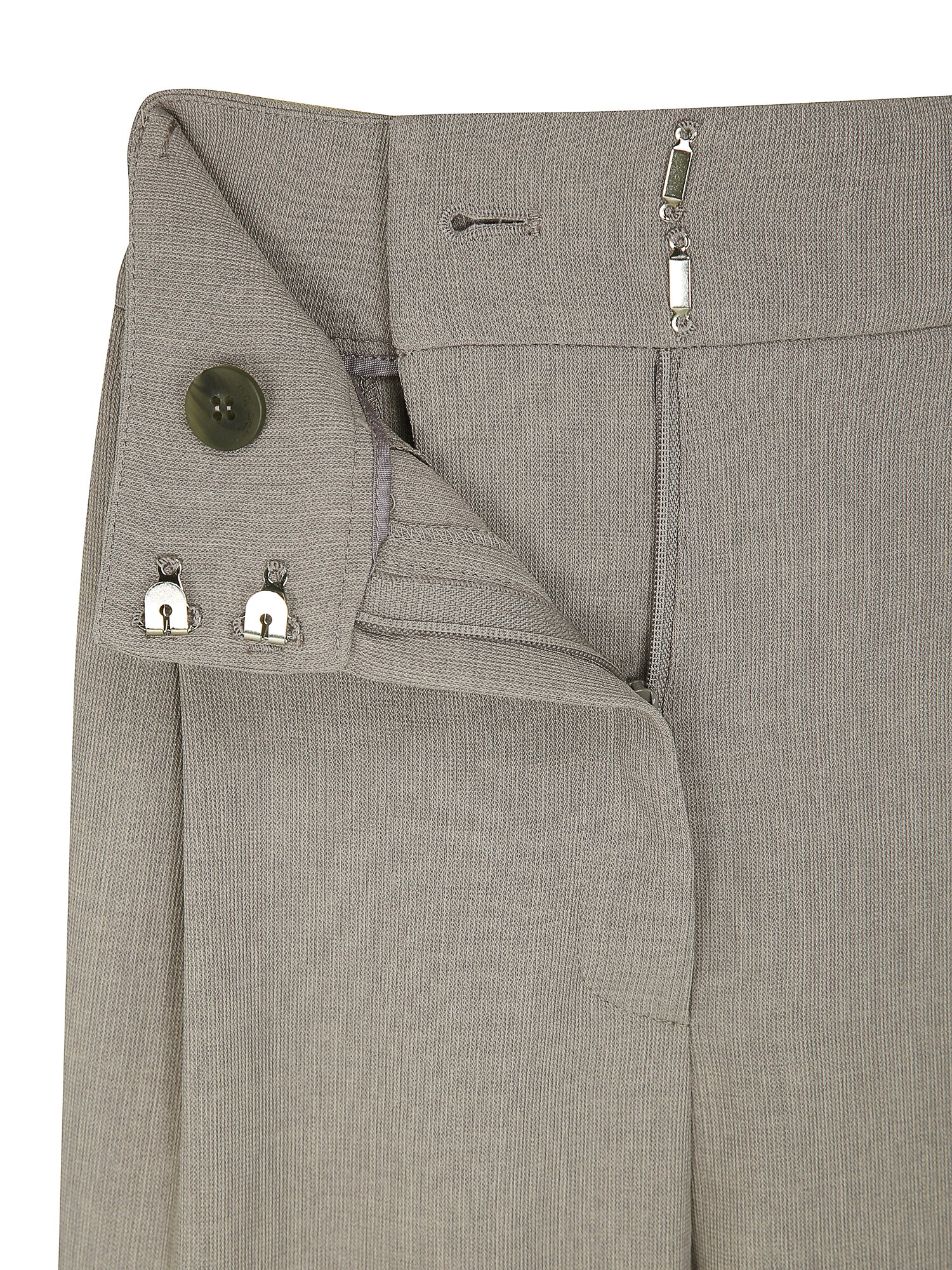 모던 원턱 와이드 일자핏 팬츠 (KHAKI BEIGE)