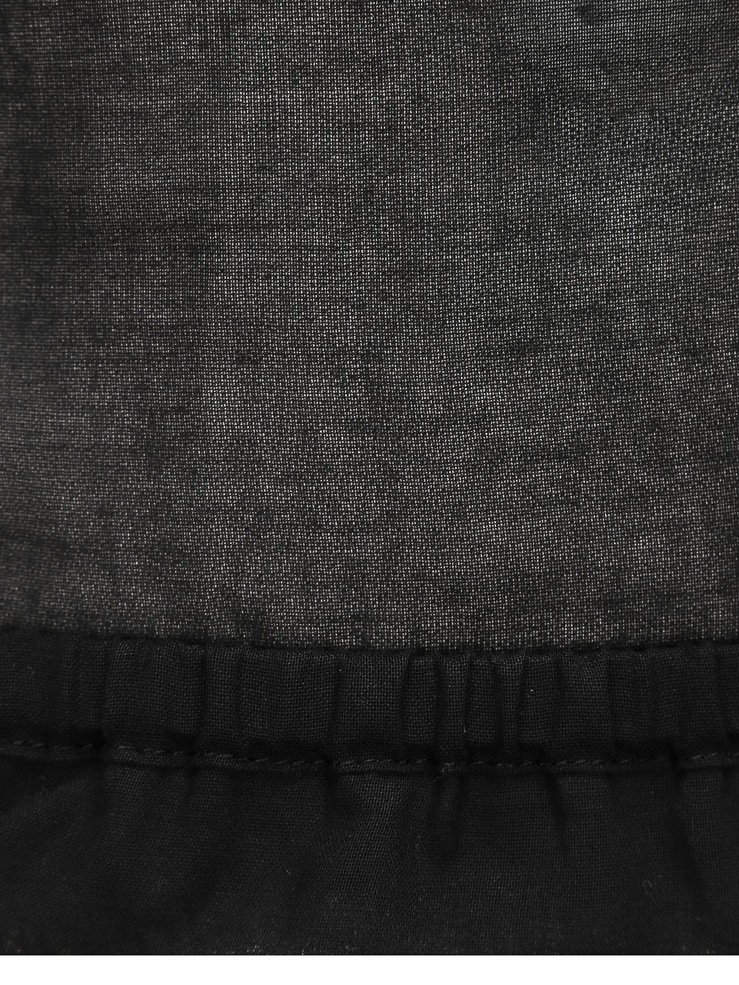 시스루 레이스 크롭 블라우스 (BLACK)