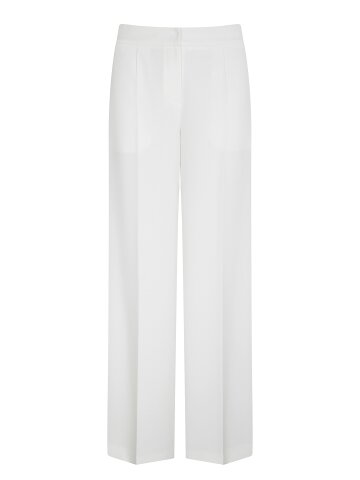 모노 백 밴딩 와이드 팬츠 