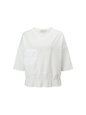 밴딩 셔링 포켓 티셔츠 