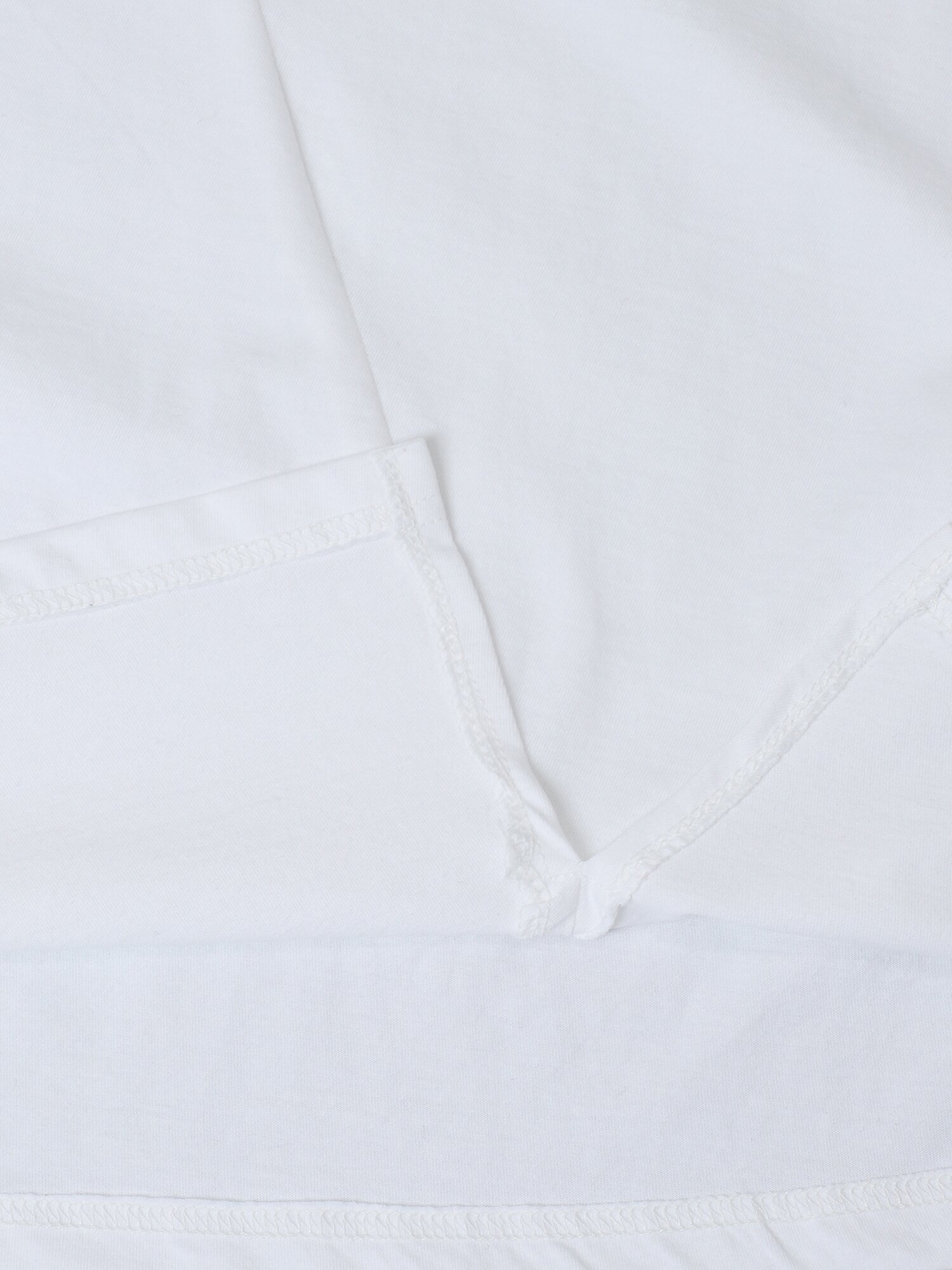 사선 라인 슬릿 티셔츠 (WHITE)