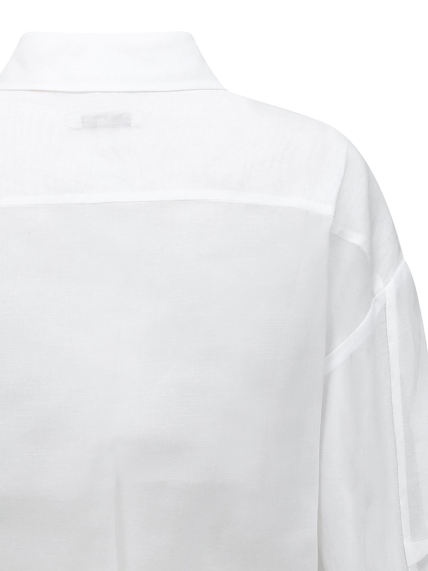 시스루 레이스 크롭 블라우스 (IVORY)