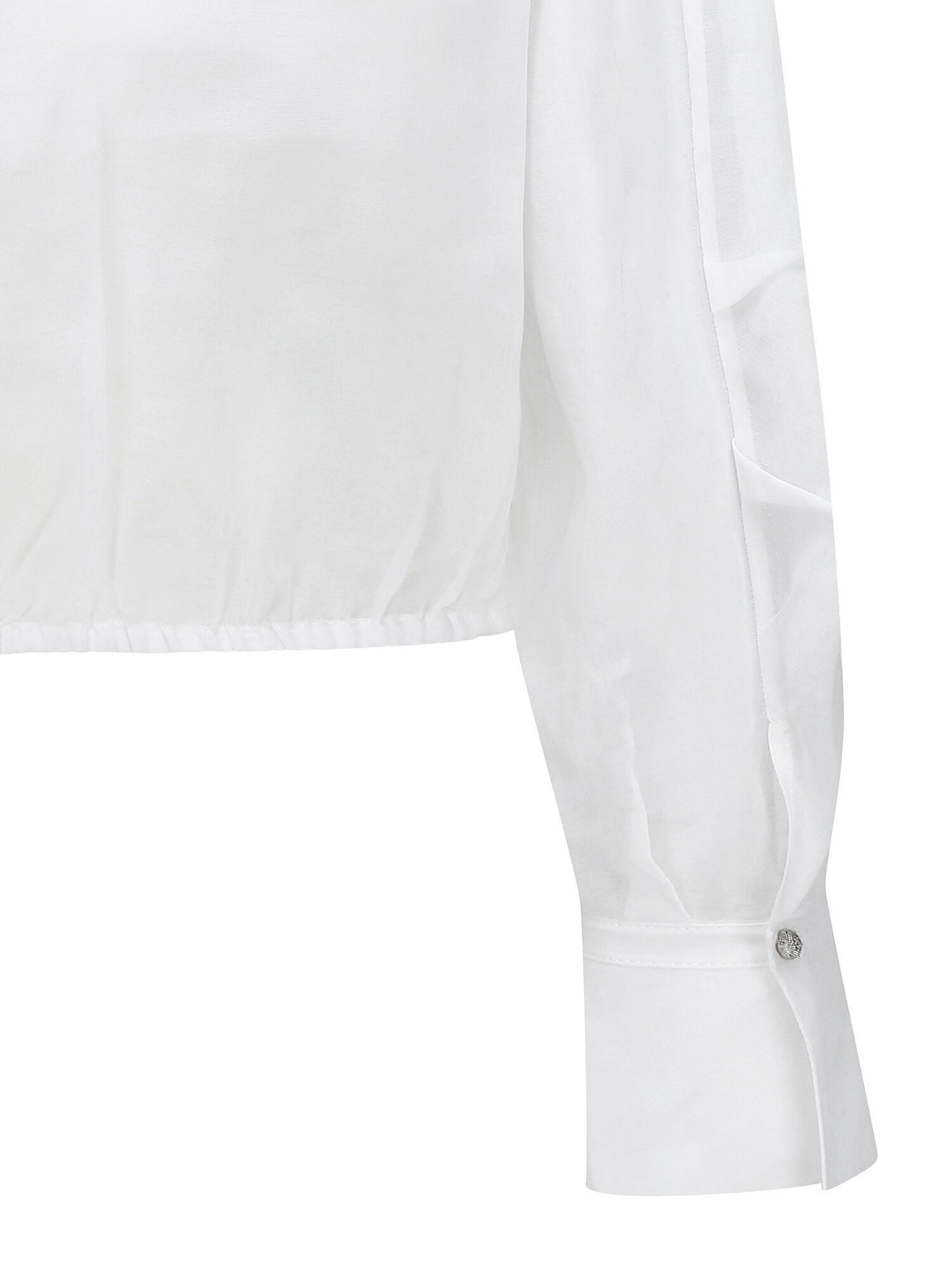 시스루 레이스 크롭 블라우스 (IVORY)