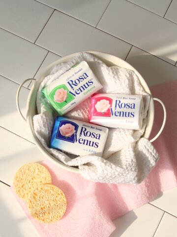 자극없는 멕시코 천연 목욕비누 로사 비너스