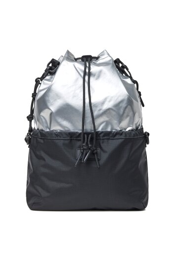 [UNISEX] 트래블 멀티 펑션 립스탑 사코슈 - 블랙/실버 UBX7124NRSBKS