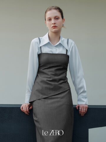 르제로 언발란스 뷔스티에 / 차콜
