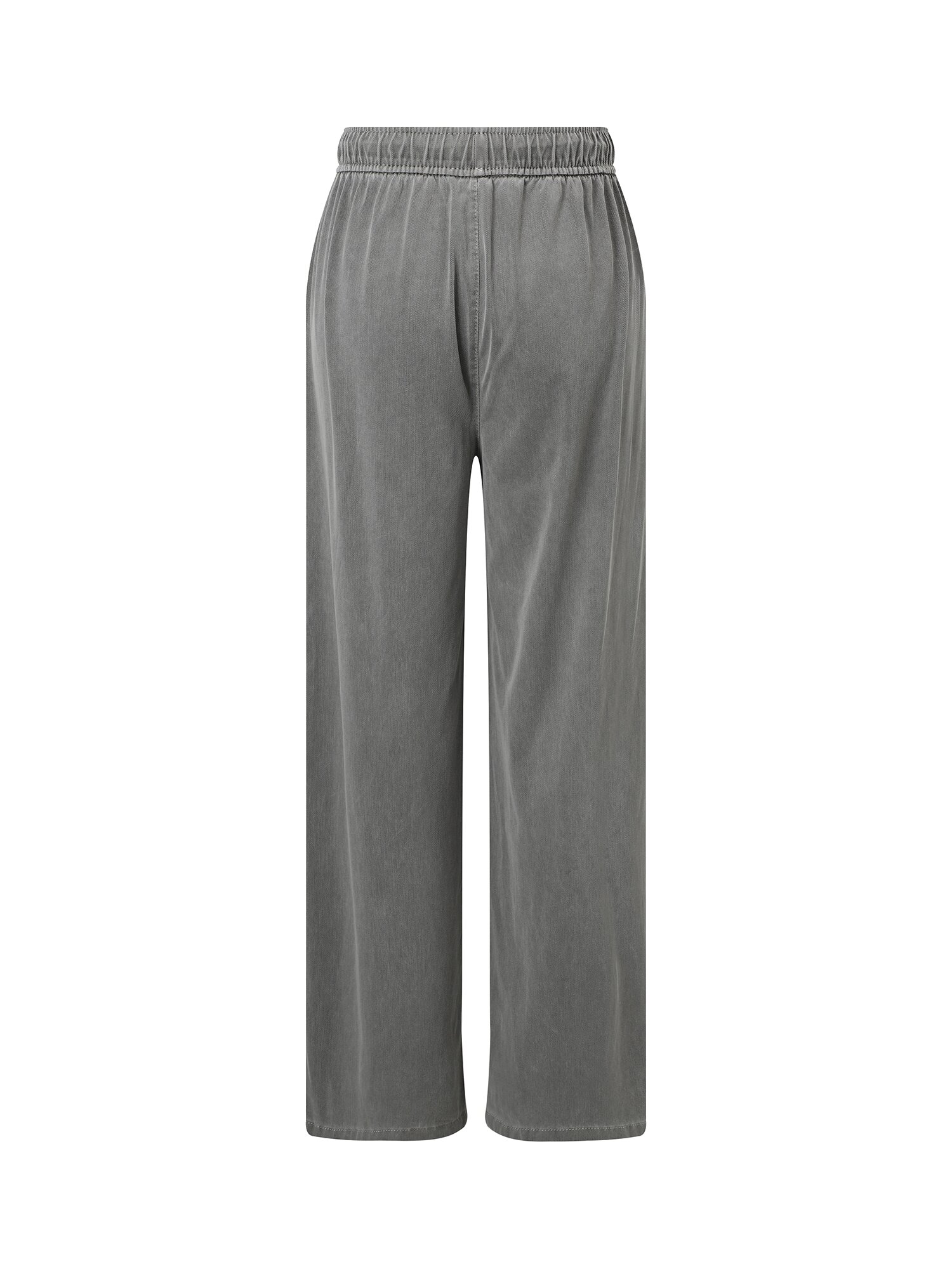 밴딩 스트링 와이드핏 팬츠 (DARK GREY)