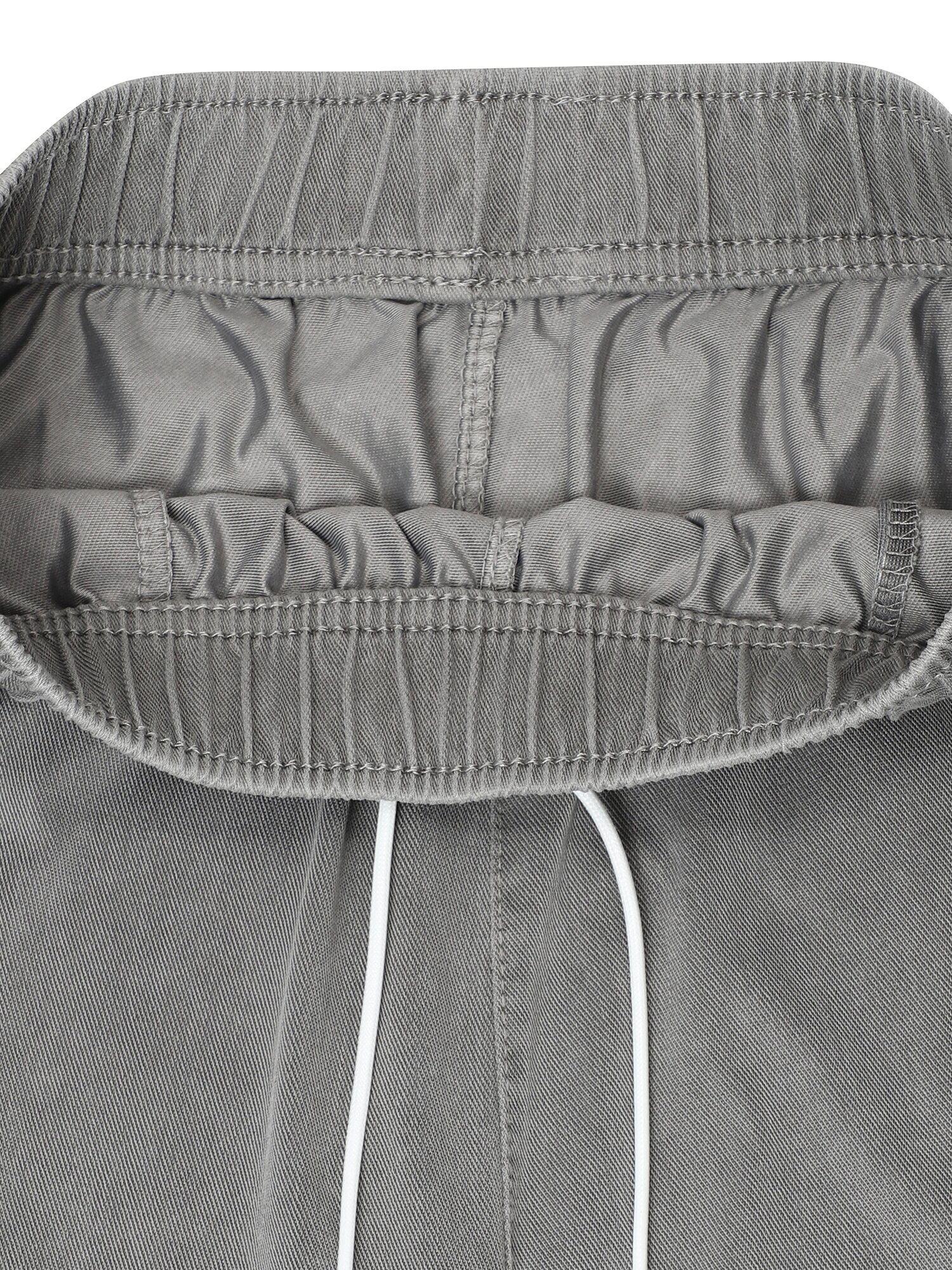 밴딩 스트링 와이드핏 팬츠 (DARK GREY)