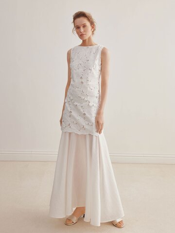 4/20일 예약배송_YY_Hollow fake dress