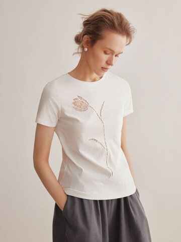 YY_Tulip lace embroidered top
